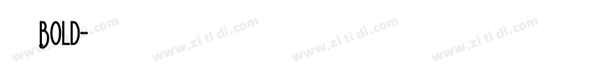 美团体 Bold字体转换
